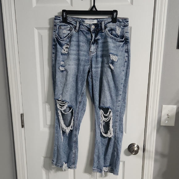 Lovervet By: Vevet "Love At First Sight" Midrise Cropped Jeans Sz.29/9 - Picture 2 of 11